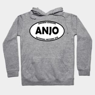 Andrew Johnson National Historic Site oval Hoodie